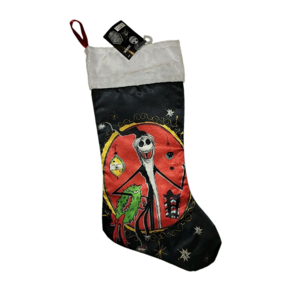 NWT Disney Stocking The Nightmare Before Christmas Jack Skellington